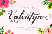 Valentijn - Romantic Font, a Script Font by PutraCetol Studio (Thumbnail 1 of 9)