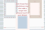 Pastel Aesthetic FRAMES PNG, a Background Graphic by NatalieArtsDenysenko (Thumbnail 5 of 7)