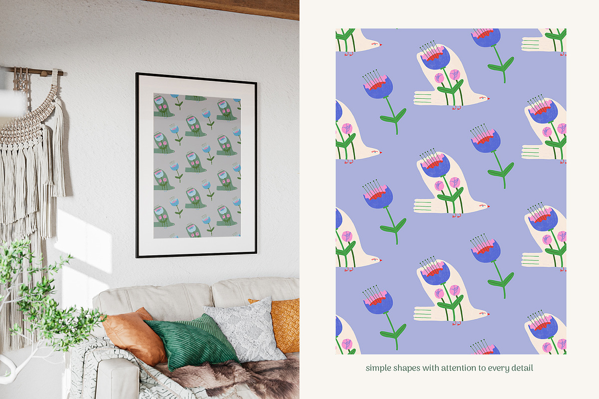 Boho Chic floral patterns, a Pattern Graphic by Annakniaz (Photo 8 of 17)