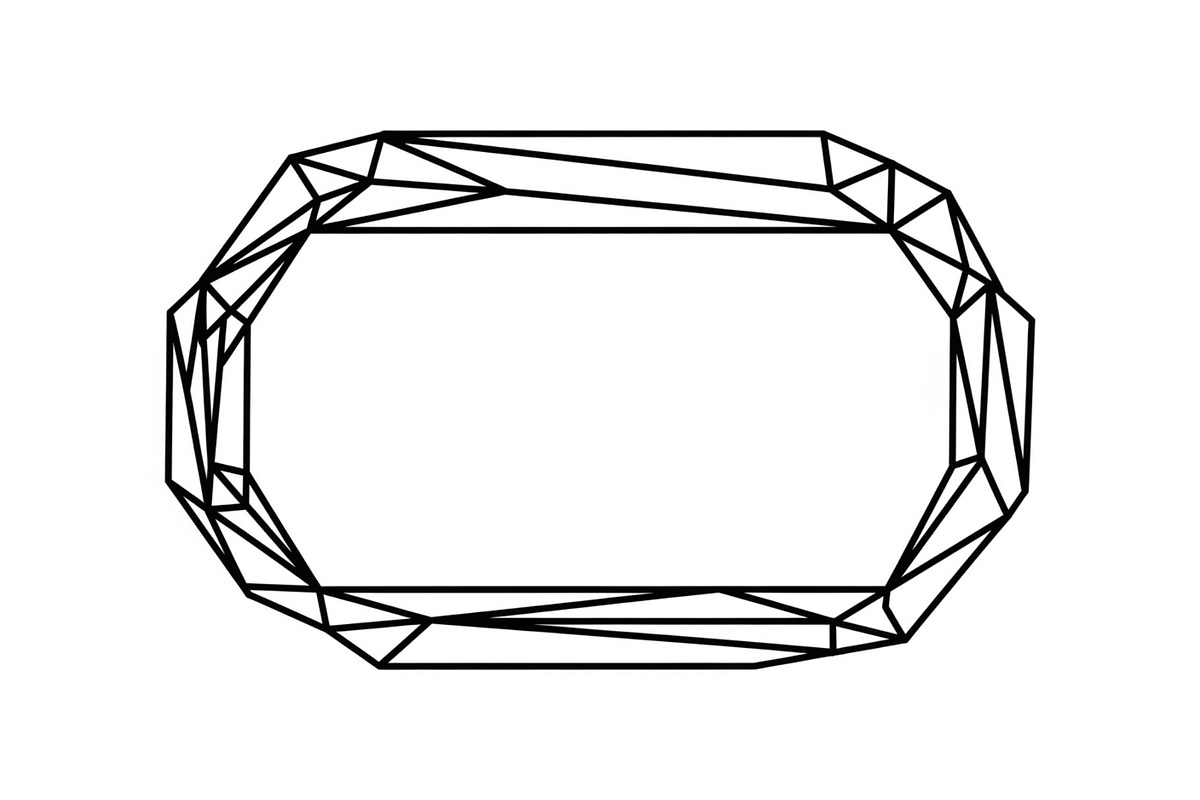 Geometric Polygon Frame Bundle, an Illustration by Creativeshirt (Photo 17 of 31)