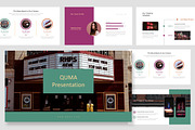 Quma : Entertainment Google Slides, a Presentation Template by Punkl Camp (Thumbnail 1 of 16)