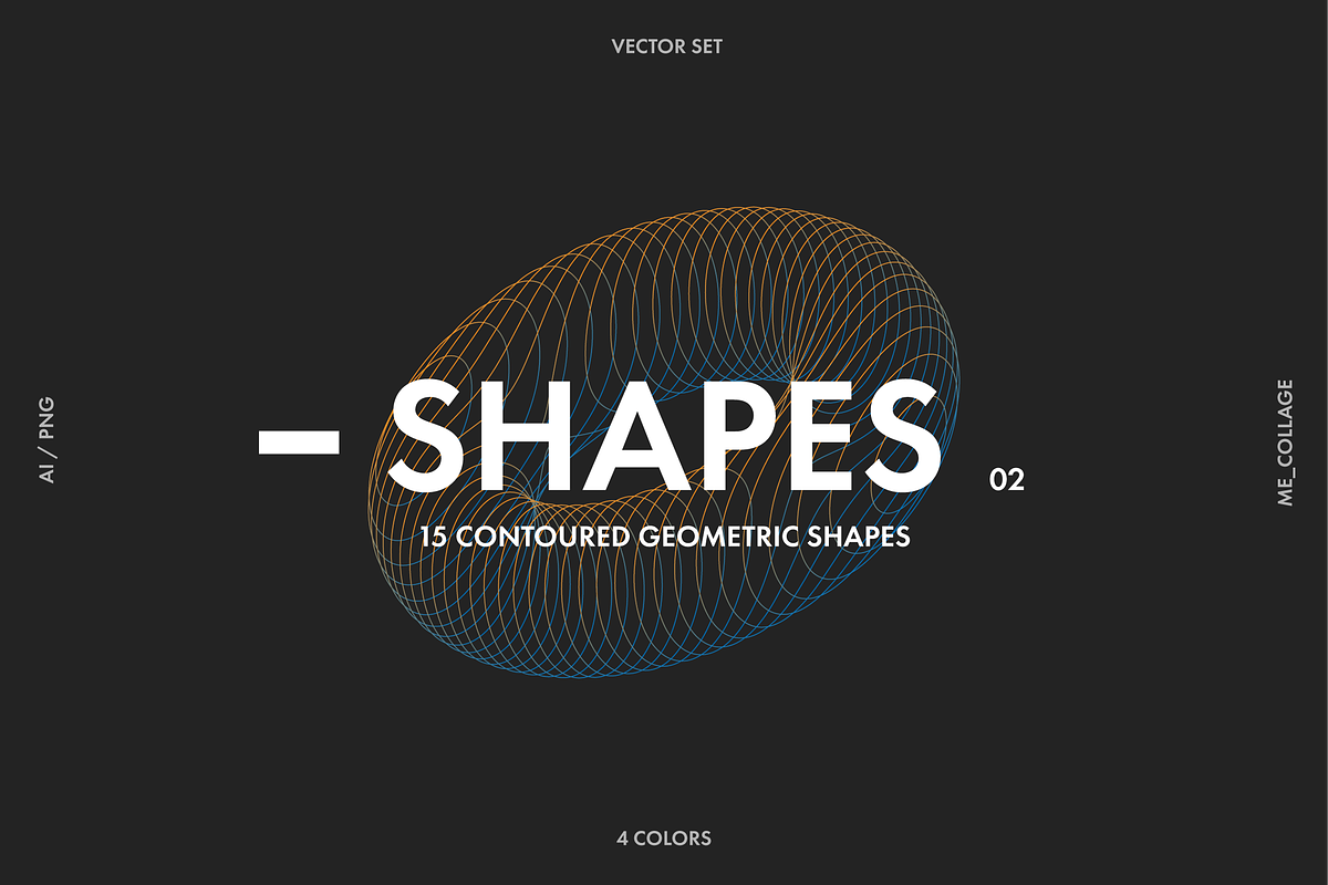 Contoured Vector Geometric Shapes, an Object Graphic by ME_COLLAGE (Photo 13 of 17)