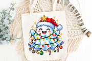 Cute Christmas Ghost PNG Design, an Object Graphic by Zahyl Studio (Thumbnail 5 of 7)