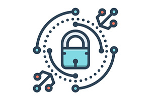Secure connection color icon, a Duotone Icon by Creative priyanka