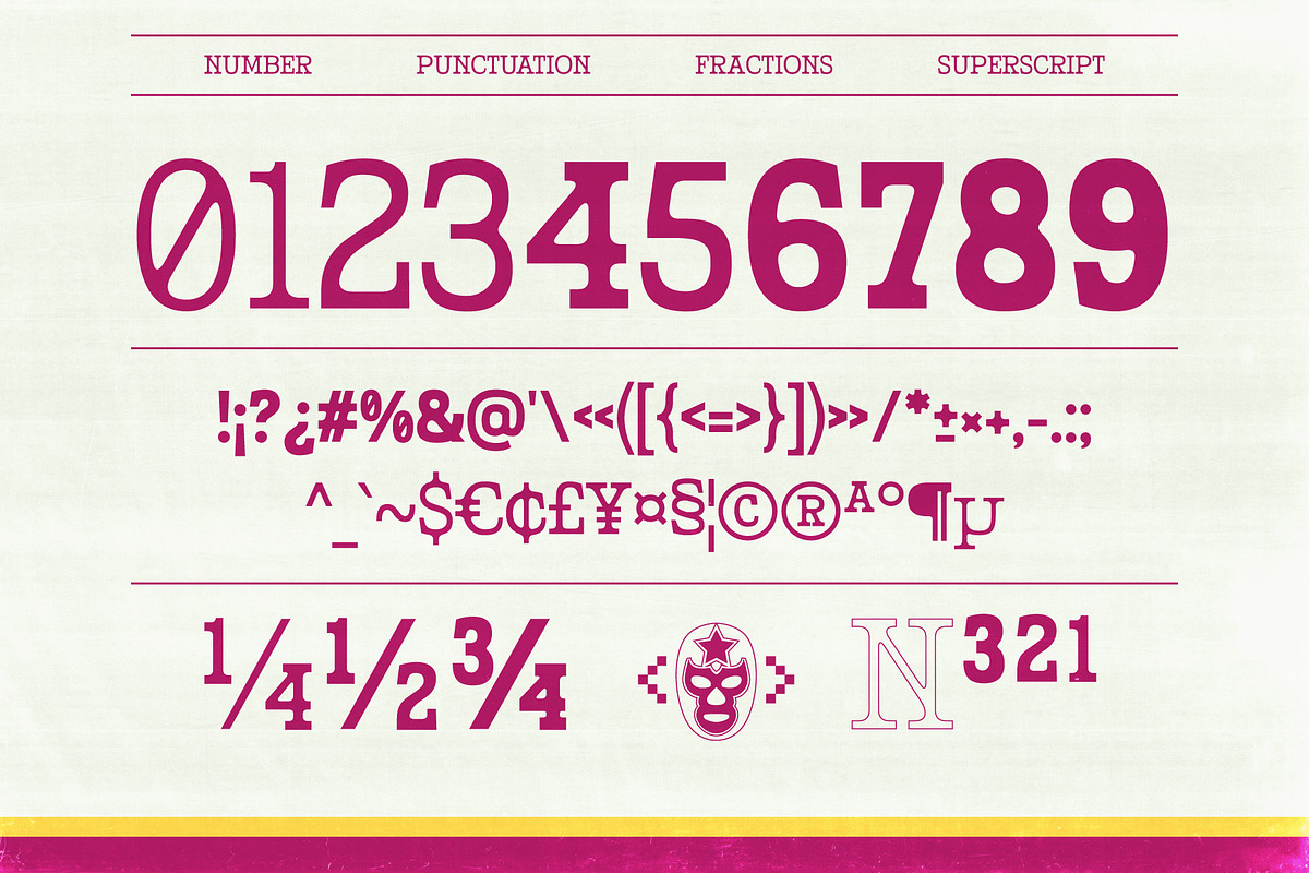Minerio – Rounded Mexican Slab Font, a Slab Serif Font by Drizy (Photo 5 of 10)