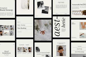 Instagram Aesthetic Canva Template