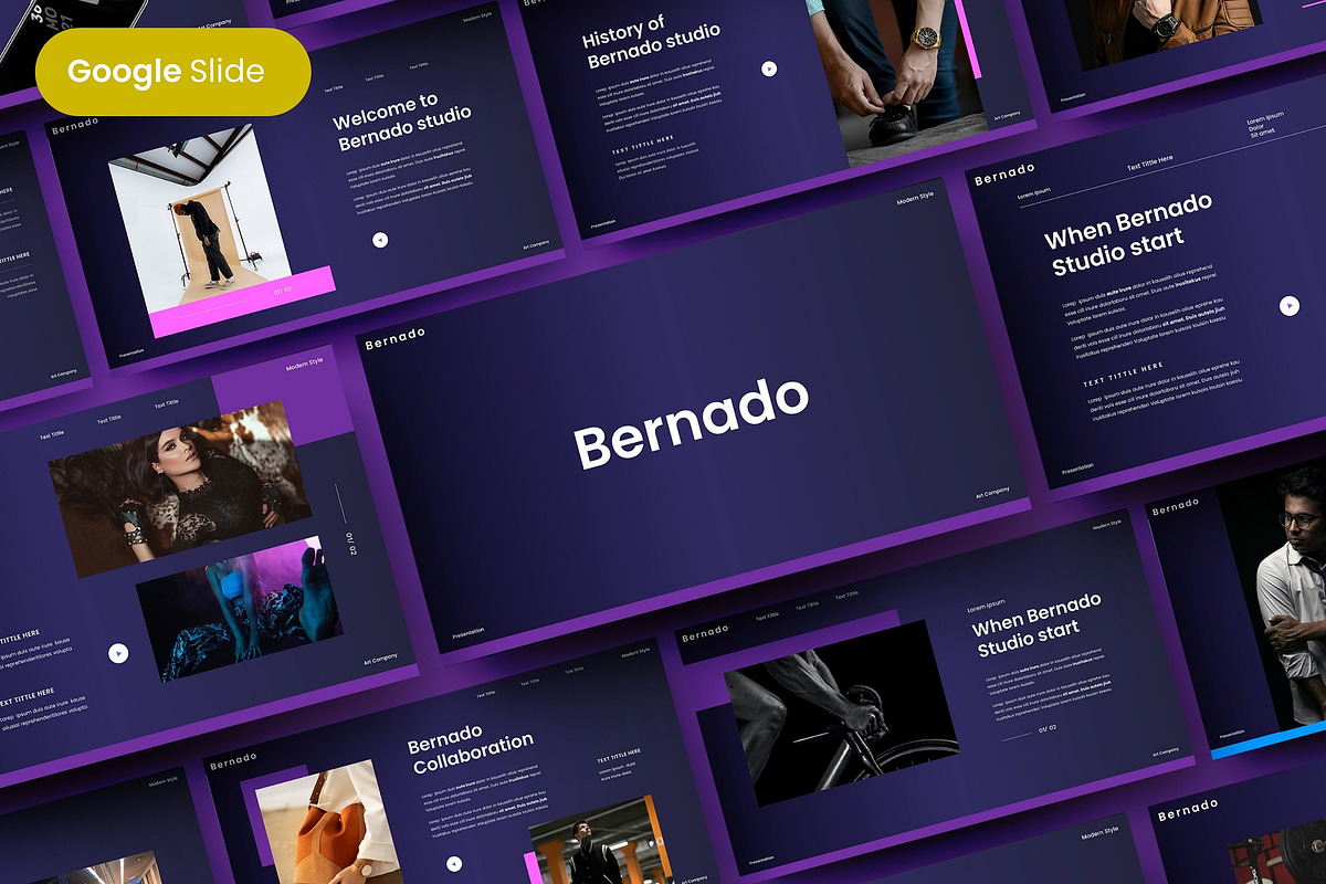 Bernado- Business Google Slide, a Presentation Template by Dens Creative Studio (Photo 1 of 6)