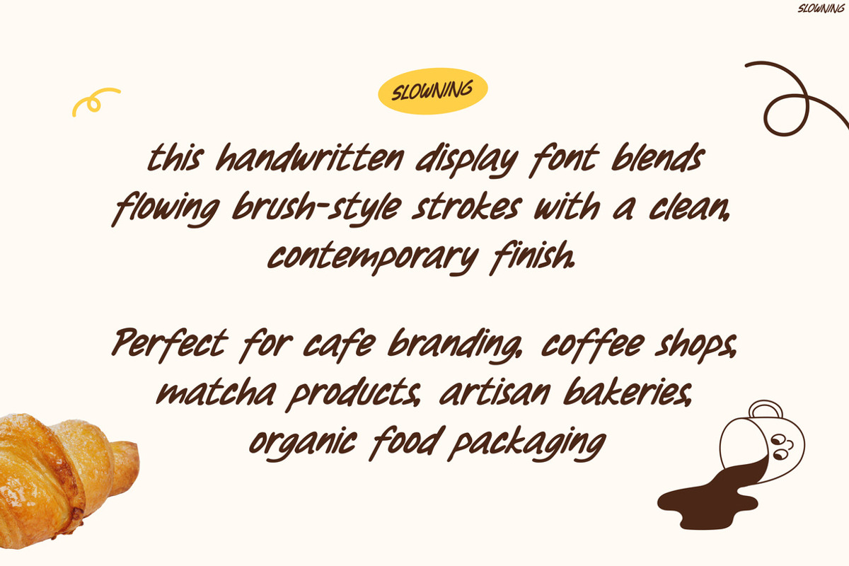 Slowning, a Handwritten Font by Pinisi ART (Photo 8 of 10)