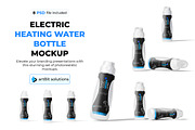 Electric Heating Water Bottle Mockup, a Packaging Mockup by artBit Design Studio (Thumbnail 1 of 9)