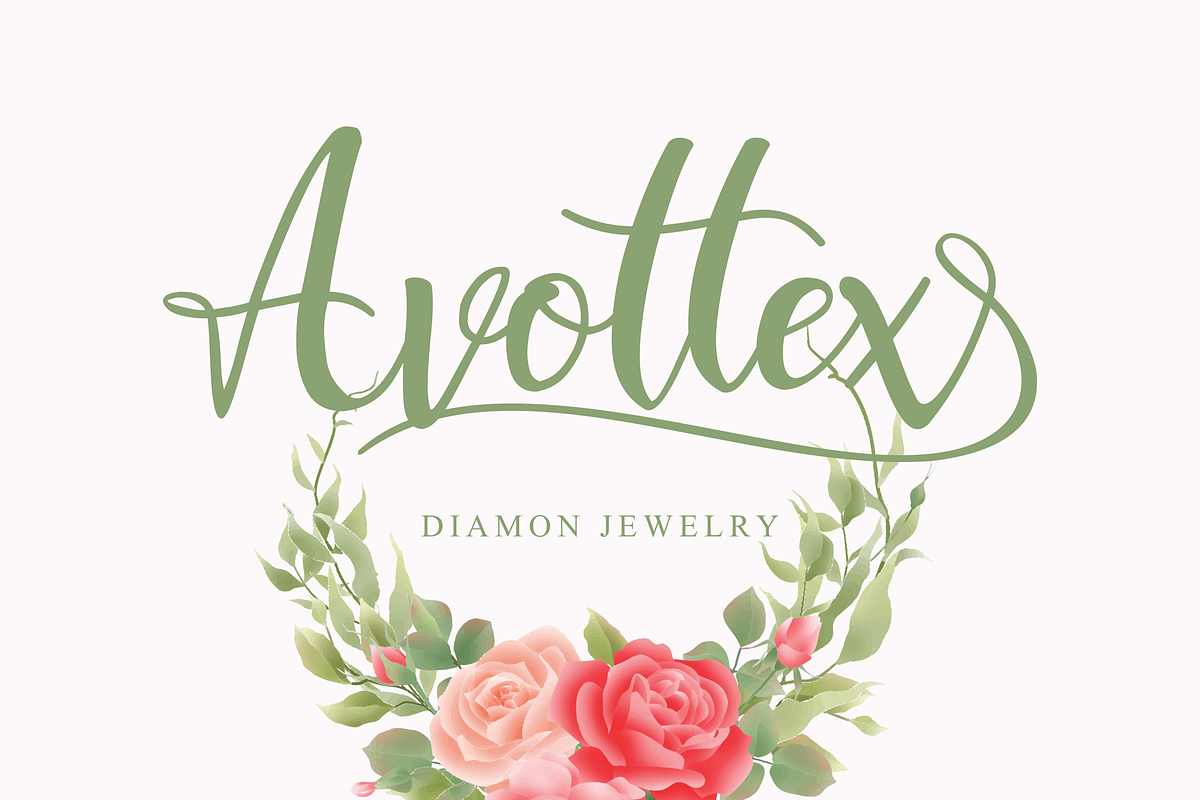 Zolleha // Script Font preview 4