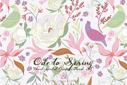 Ode to Spring- Gouache Floral Set, an Illustration by SmallHouseBigPony (Thumbnail 2 of 13)