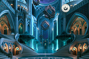 The Lapis Bestiary Persian Backdrops, a Background Graphic by ThatsDesignArt (Thumbnail 6 of 14)
