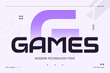 Games - Modern Technology Font