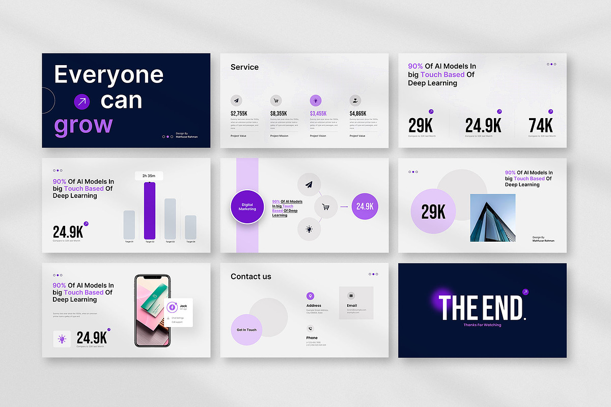 Investor Pitch Deck Presentation, a Presentation Template by KreateTribe (Photo 2 of 6)