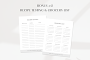 Recipe Sheet Template, a Flyer Template by ShopRShop (Thumbnail 5 of 9)