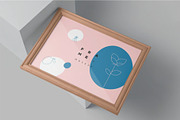 Rectangle Wooden Frame Mockups, an Advertising Mockup by megostudi0 (Thumbnail 5 of 6)