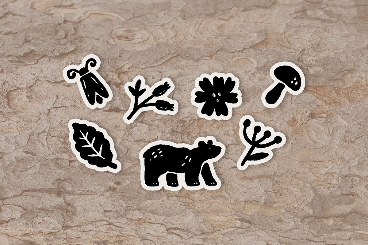 FOREST TALES | Graphic collection, an Animal Illustration by katieromanoff_art (Photo 3 of 12)
