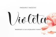 Violeta - Modern Calligraphy