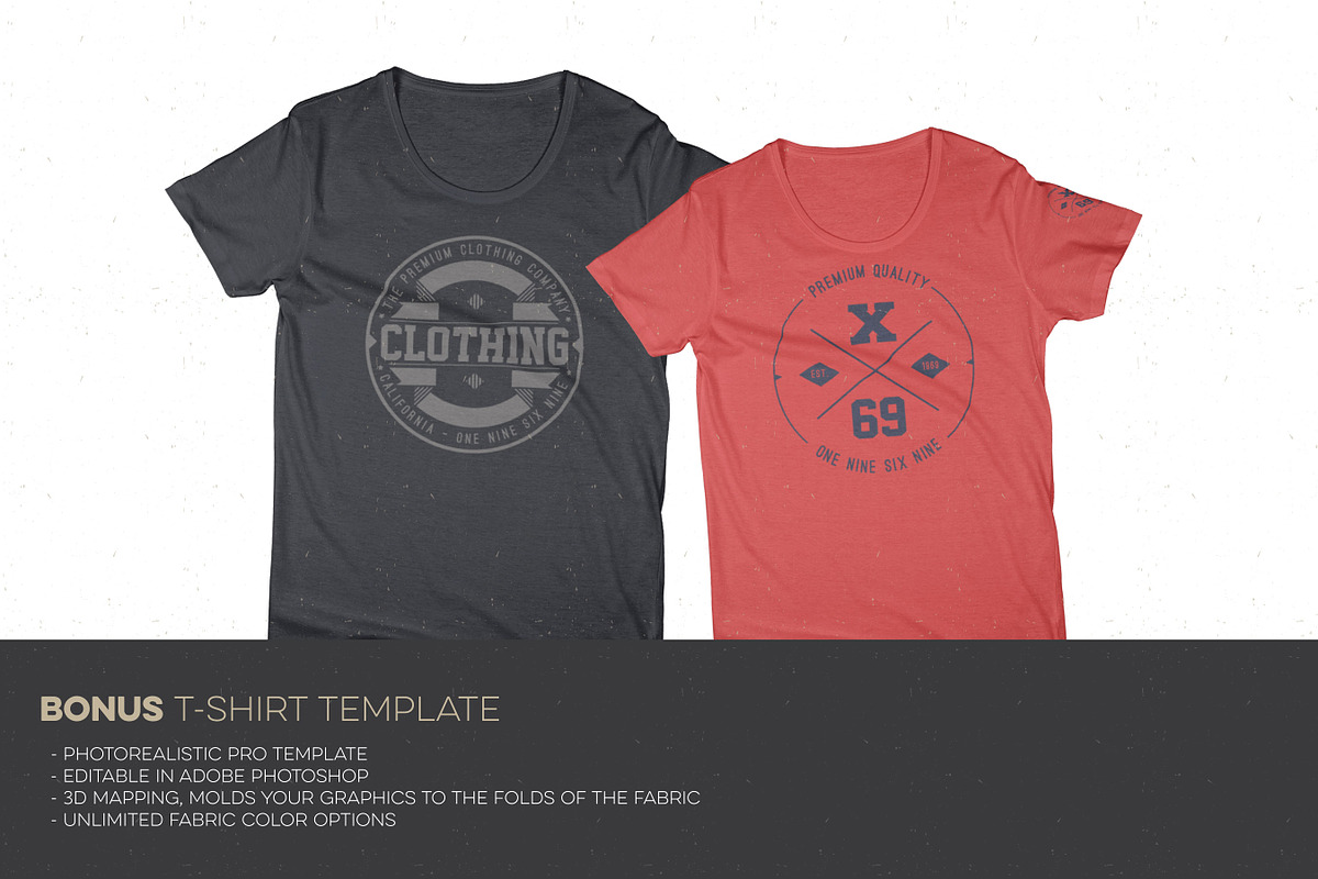The ROUND BADGE pack, a Branding & Logo Template by PrePress Toolkit (Photo 2 of 4)
