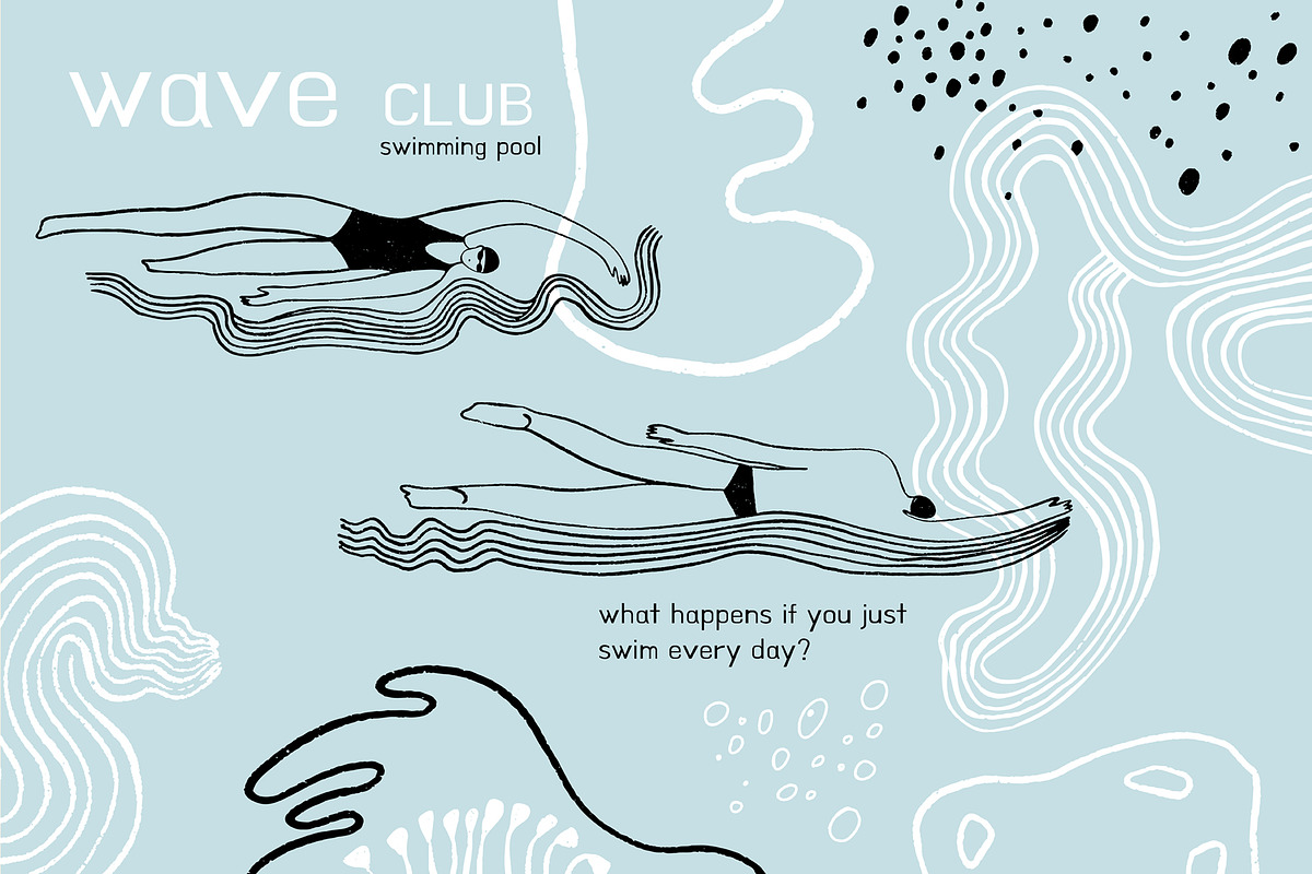 Deep Water - shapes and lines, a Seasonal Illustration by Annakniaz (Photo 3 of 16)