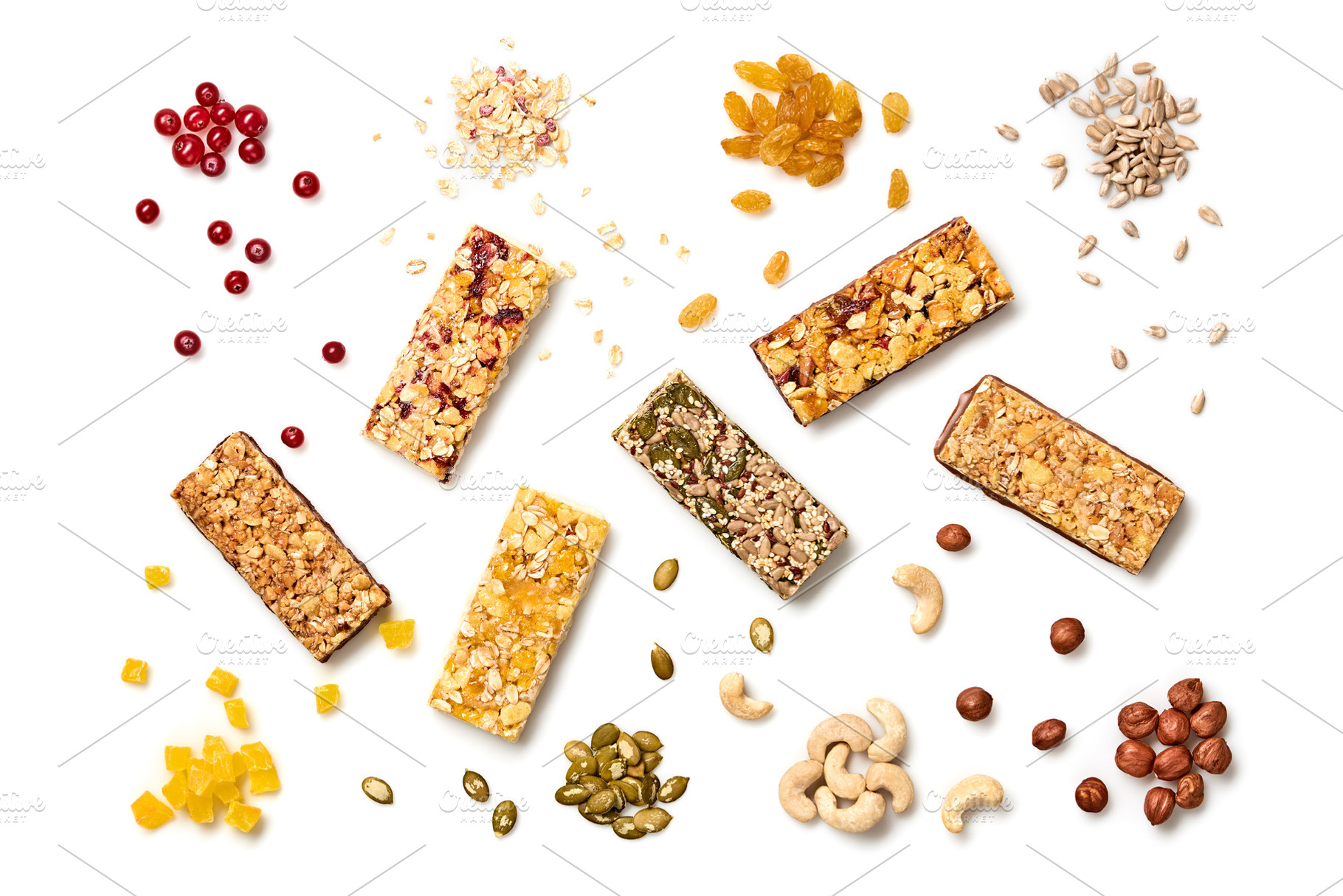 Energy granola muesli bar cereal fi containing bar, protein, and granola, a Food & Drink Photo by iBear