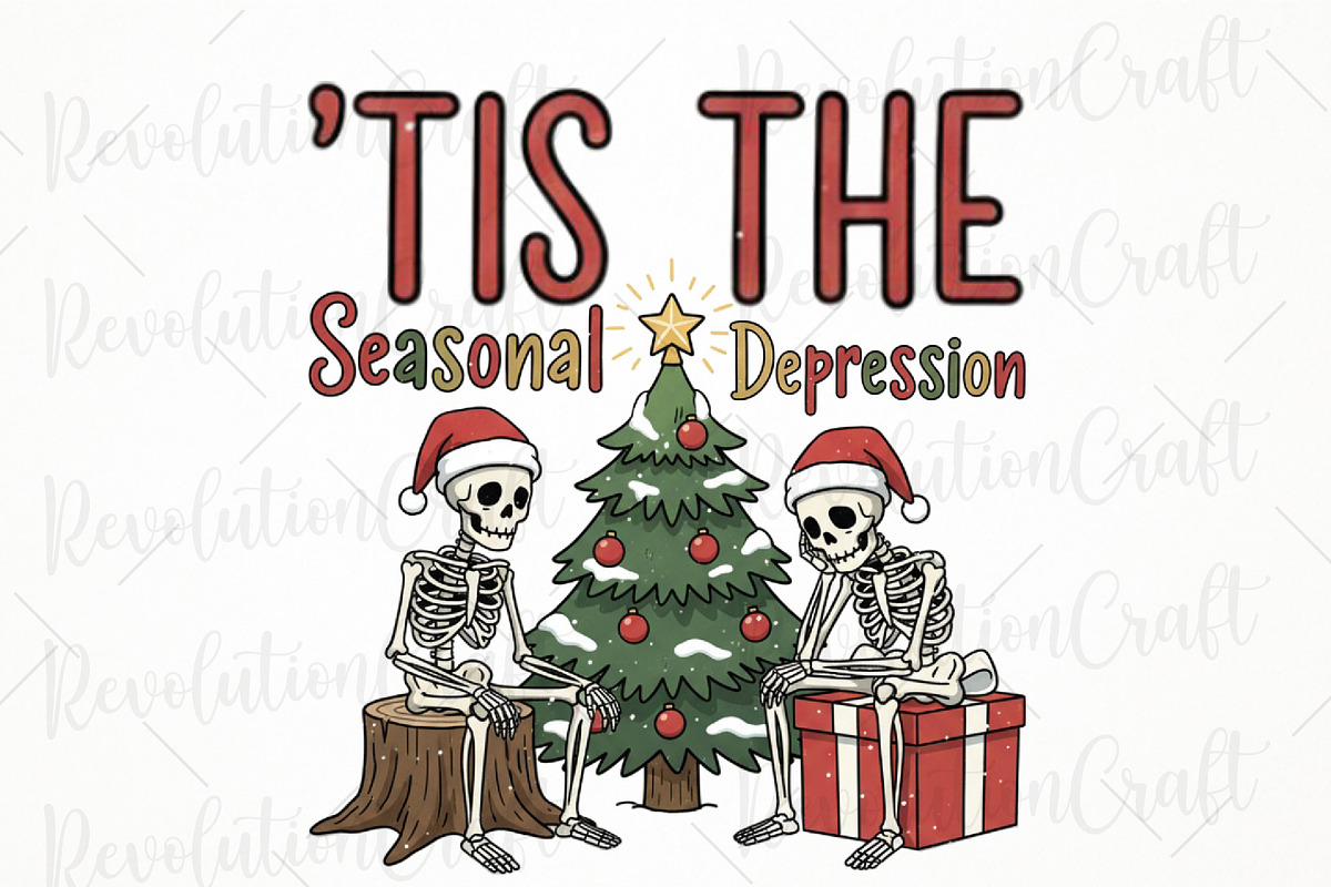 'Tis the Seasonal Depression PNG, an Illustration by OK Design (Photo 1 of 4)