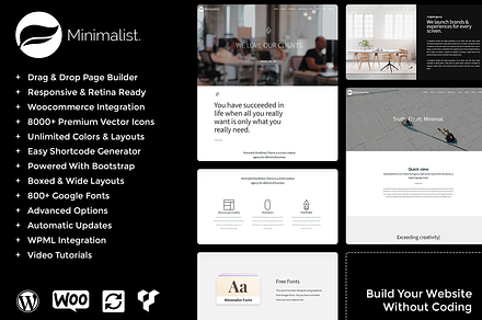 Minimalist Clean WordPress Theme