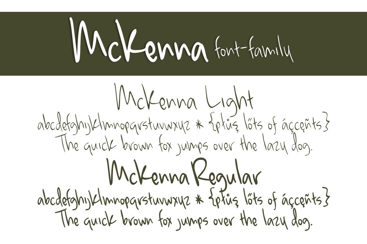 McKenna Font Family preview 2