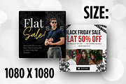 Black Friday Flyer Canva Template, a Social Media Template by Snapybiz (Thumbnail 3 of 8)