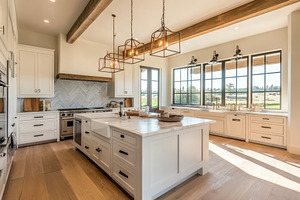 Bright, spacious modern farmhouse, a Photo by Pavel_design