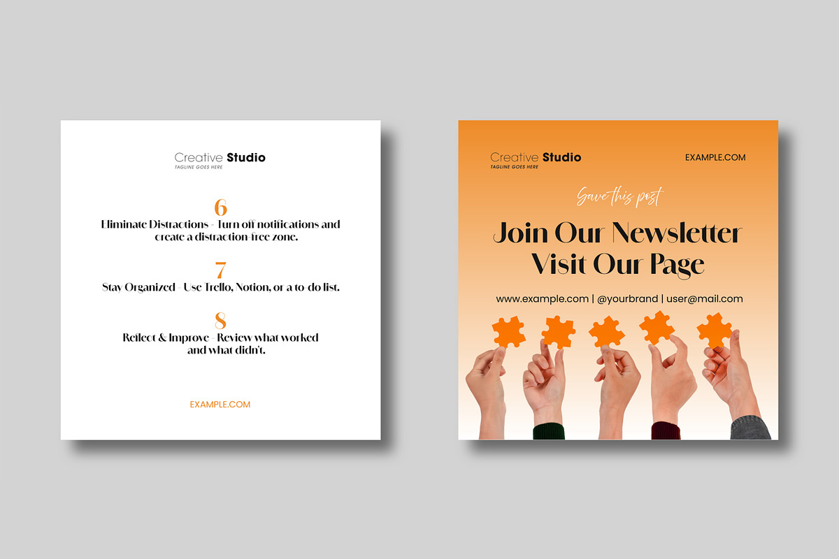 Social Media Post Template Kit preview 5