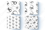 Headphones. Sketch and patterns, an Illustration by Canatic (Thumbnail 3 of 9)