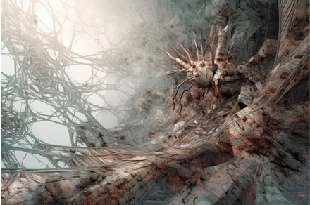 Fractal punk invasion digital art, an Illustration by Ylivdesign