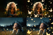 Magic Butterfly Overlays, an Object Graphic by DreamyOverlay (Thumbnail 3 of 4)