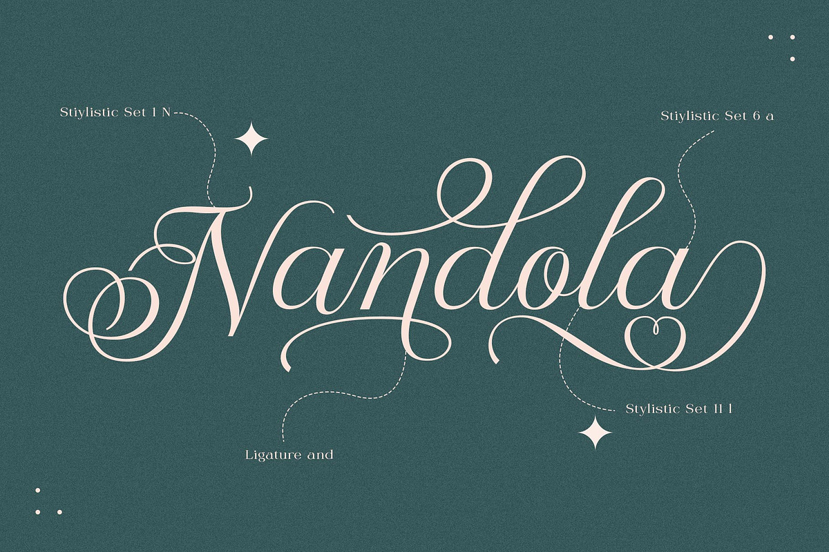 Nandola Typeface, a Script Font by alit design (Photo 12 of 16)