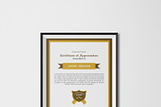 Certificate Template, a Stationery Template by Graphicalark (Thumbnail 4 of 4)