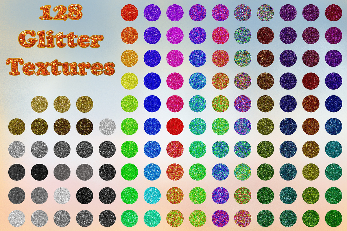 Glitter Set for Photoshop, a Texture Graphic by ArtPlanet (Photo 5 of 5)