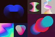 Blender 2: 160 Gradient Blend Shapes, an Object Graphic by RuleByArt (Thumbnail 22 of 23)