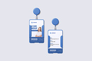 Id Card Holder Mockup, a Product Mockup by Riel Concept (Thumbnail 3 of 5)