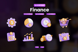 Finance 3D Icon, an Object Graphic by Artnivora.Std