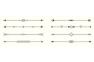 Vintage Decorative Scrolls, an Illustration by Vector Creator