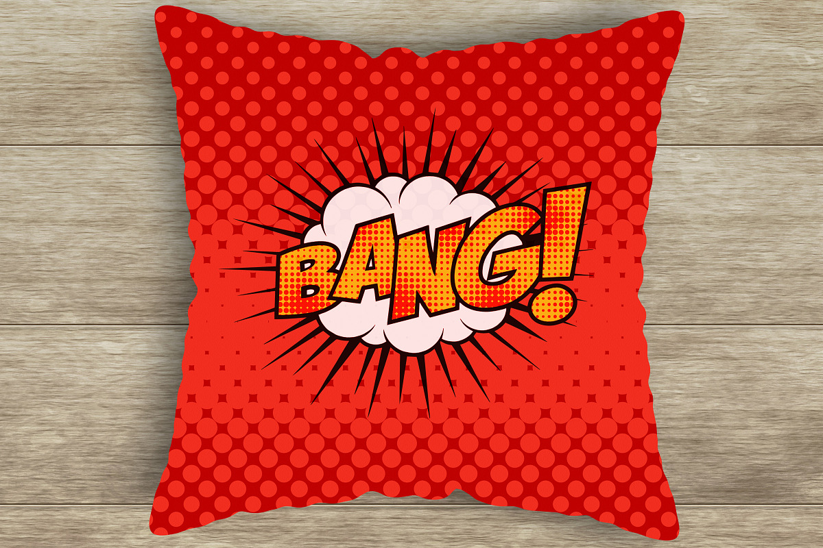 Superhero Comic Pop Art Papers, a Pattern Graphic by FrankiesDaughtersDesign (Photo 11 of 11)