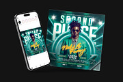 DJ Flyer Template, a Flyer Template by Bornx Design (Thumbnail 4 of 6)
