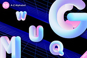 3D Blending Lettering, an Object 3D Model by VL Shop (Thumbnail 3 of 5)