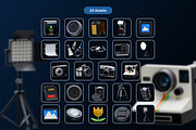 Camera & Photography 3D Icons, an Object 3D Model by Azam Creative (Thumbnail 5 of 5)