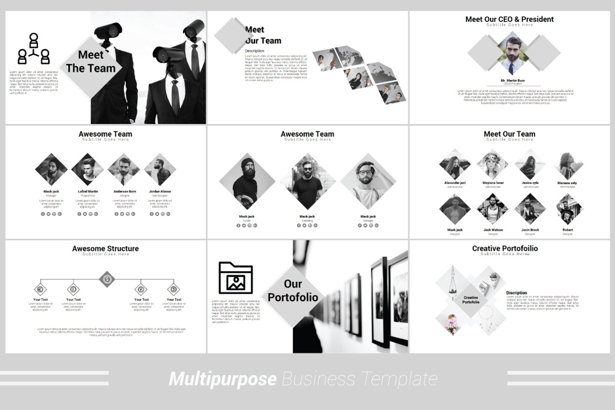 Multipurpose Powerpoint Template, a Presentation Template by Presentation Official (Photo 4 of 9)