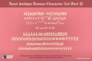 PM Tarot Antique Serif Font