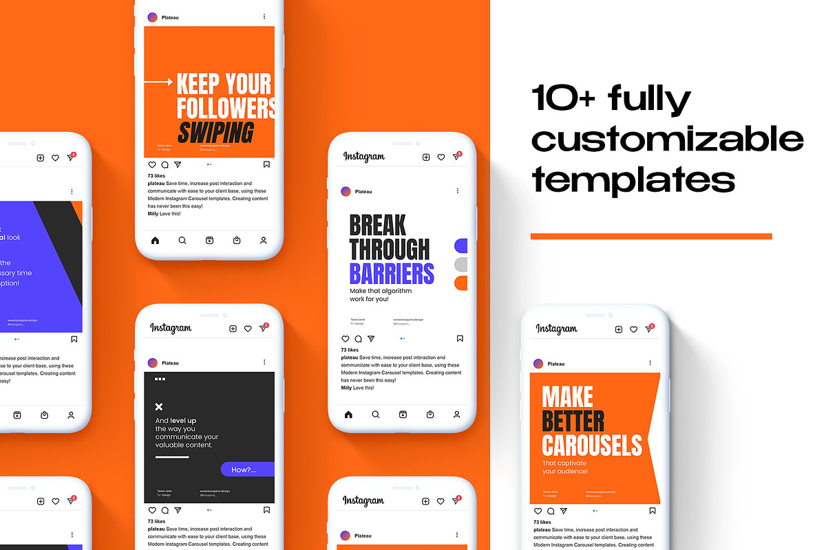 Modern Instagram Carousel, a Social Media Template by Tessa Jane Design (Photo 3 of 6)