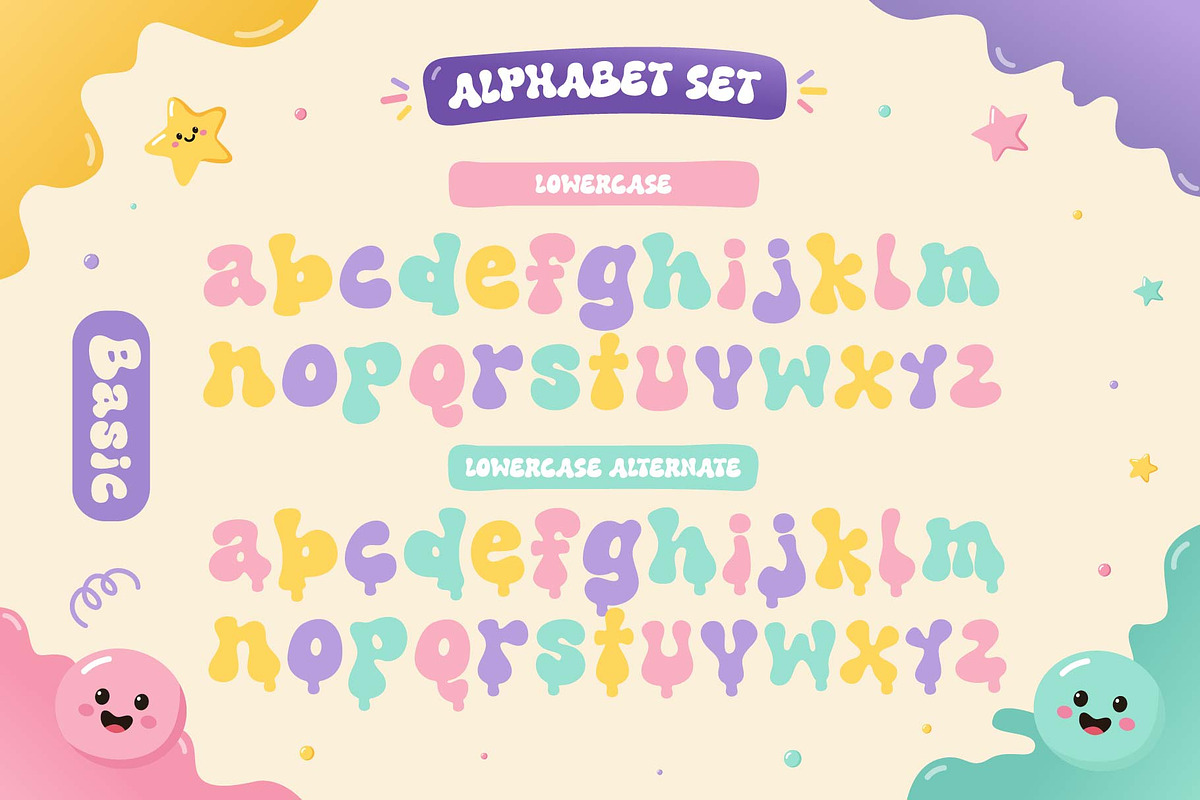 Gooey Smile Font, a Handwritten Font by KengGraphic (Photo 8 of 13)