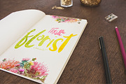Thystle Leaf Typeface -20% OFF, a Font by Creativeqube Design (Thumbnail 4 of 5)